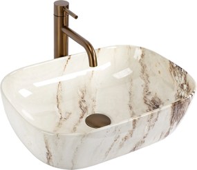 Opzetwastafel Rea Belinda Marrone Shiny