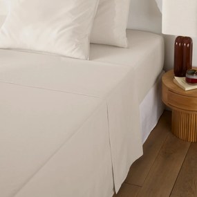 Effen plat laken in gewassen katoen, Scenario