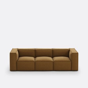 Modulaire bank, 3-zit, getextureerde stof, Seven