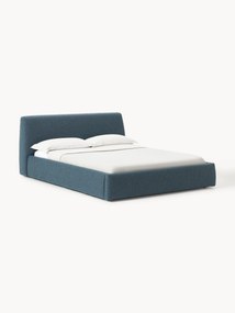 Gestoffeerd bouclé bed Cloud