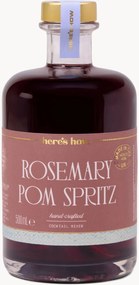 Handgemaakte cocktailmixer Rosemary Pom Spritz