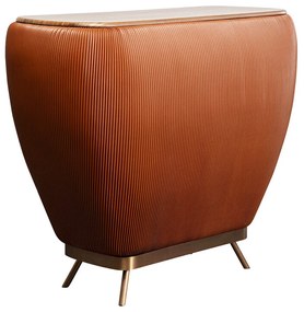 Kare Design Rio Brown Retro Design Barmeubel Bruin Lederlook - 127 X 57cm.