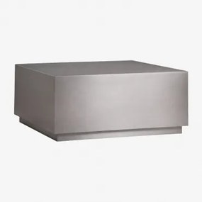 Rechthoekige Salontafel 100x70 Cm Van Roestvrij Staal Iuraima Geborsteld Roestvrij Staal - Sklum