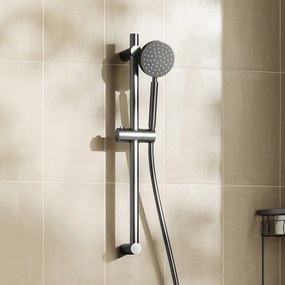 Saniclear Iron glijstangset met Vision handdouche verouderd ijzer - gunmetal