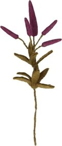 Bloem veronica, vilt, paars, 35 cm