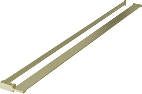 Mexen plank voor douchewand met handdoekhouder, geborsteld goud - 800-02-55