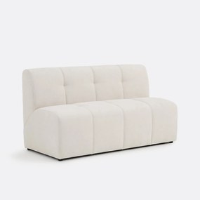 Modulaire bank, 3-zits, van fijn chenille, ANETA