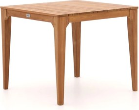 Tuin eettafel Bellagio | Vierkant | Tuintafel Teakhout | 90x90cm | 4 personen | Kees Smit Tuinmeubelen