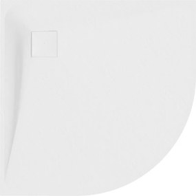 Mexen Bert halfronde SMC douchebak 80 x 80 cm, wit - 4KR108080