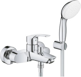 Grohe Eurosmart Badmengkraan met Doucheset Chroom