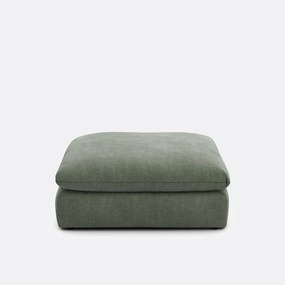 Poef voor modulaire bank, in gestructureerde stof, Malo