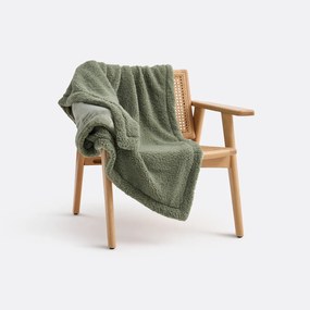 Plaid in fleece en sherpa, Maxine