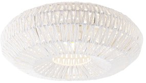 Smart Retro plafondlamp met dimmer wit incl. Wifi A60 - Lina Retro E27 Draadlamp met dimmer rond Binnenverlichting Lamp