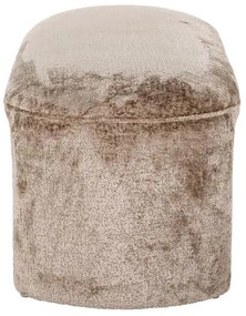 Richmond Interiors Fargo Luxe Bankje Zachte Chenille Stof Taupe