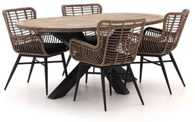 + 10% kassakorting | Diningset Intenso | 4 personen | Tuinset teakhout | 5-delig | Kees Smit Tuinmeubelen