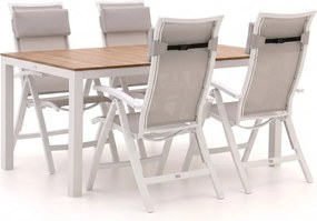 Diningset Bellagio | 4 personen | Tuinset polywood | 5-delig | Kees Smit Tuinmeubelen