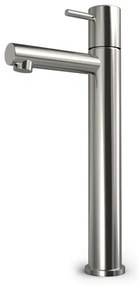 Hotbath Buddy Fonteinkraan - uitloop 11cm - opbouw - hoog model - geborsteld nikkel EH001GN