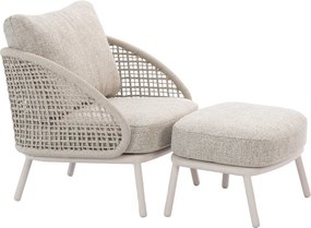 Taste by 4 Seasons Wave loungeset Linen Loungeset   beige weerbestendig