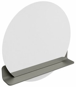 Mondiaz Spot spiegel rond Ø70cm met planchet smoke