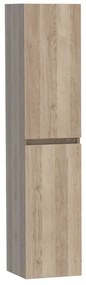 BRAUER Joy badkamerkast - 160x35x35cm - met 2 deuren greeploos links- of rechtsdraaiend Sunlit HK-JY160SL