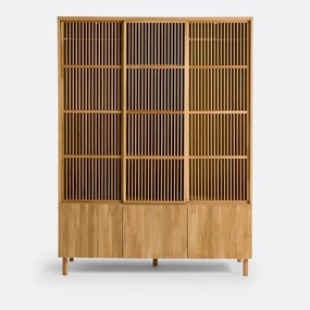 Kast van eikenhout en fineer met 6 deuren, Bilbao