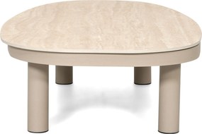 Stoel en Bank Loungeset 5 personen Aluminium Zand/Beige  Lifestyle Garden Furniture Organio/Mira