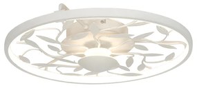 LED Art Deco plafonnière wit 3-staps dimbaar - Bota Art Deco rond Binnenverlichting Lamp