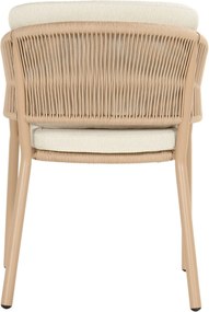 Hartman Altea Dining Chair Cappuccino Rope Taupe