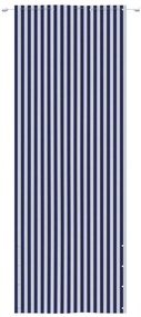 vidaXL Balkonscherm 80x240 cm oxford stof blauw en wit