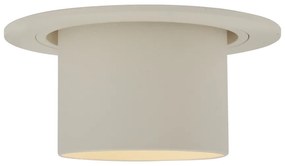 Set van 6 inbouwspots beige GU10 50mm rond draai- en kantelbaar - Installa