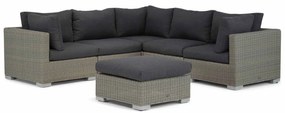 Hoek loungeset 5 personen Wicker Taupe  Garden Collections Cuba