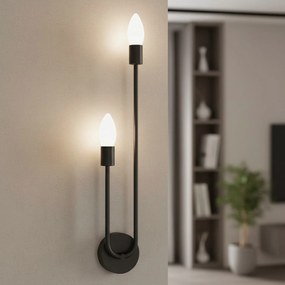 WANDLAMP APP1147-2W zwart