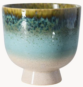 Handgemaakte plantenpot Retro met reactief glazuur