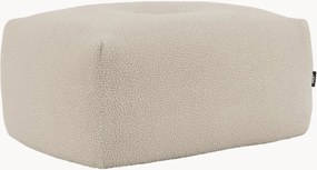 Voetenbank Soft van teddy-bouclé