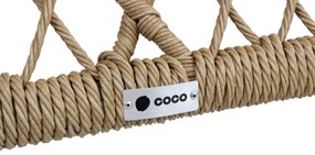Hoek loungeset 6 personen Aluminium/Wicker Taupe  Coco Bali