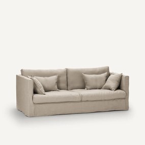 Bankhoes in gekreukt linnen, Camille