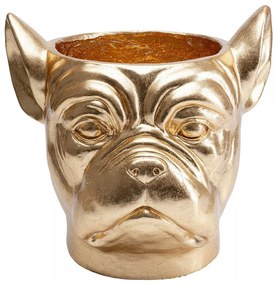 Kare Design Bulldog Gold Bulldog Plantenbak Goud