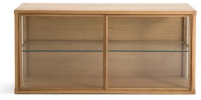 Buffetkast met vitrine, in eik, Iéna, design E.Gallina