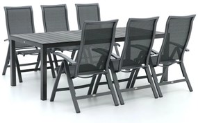 Bellagio Lugo/Fidenza 220cm dining tuinset 7-delig verstelbaar