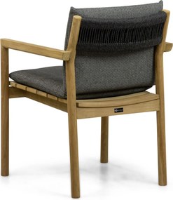 Tuinstoel Teak Old teak greywash Santika Suka