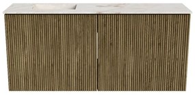 Mondiaz Joya DLux 90cm toiletmeubel dusk met wastafel faye links 1 kraangat frappe