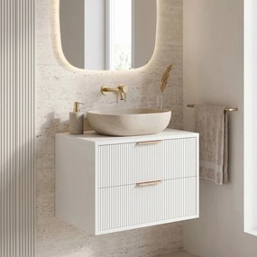 Badkamerkast onder wastafel Rea Mono 60cm White