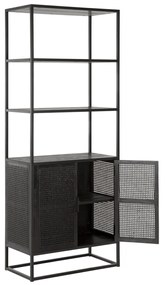 Must Living Spiderman Zwarte Kast Met Open Vakken - 75x40x190cm.