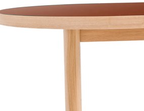 Tafel in fineereik en glas, 6 personen, Evergreen