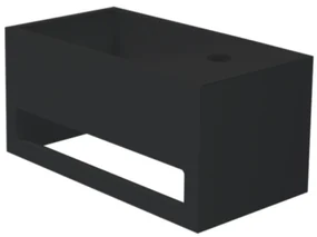 Best-Design Mona Black fontein rechts incl. handdoekhouder