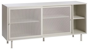 Dressoir Metaal Met Schuifdeuren Greige - 160x45x75cm.