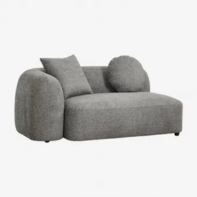 Linker Hoekmodule Voor 2-zits Modulaire Bank In Chenille Coco Chenille Dik Granietgrijs - Sklum