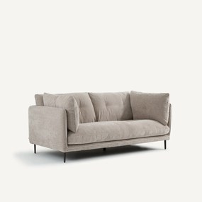 2-zits bank, chenille fluweel, Botero