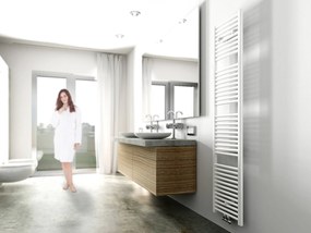 Saqu Calm handdoekradiator 830W 181,7x45cm mat wit