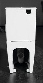 Sapho Avis staand toilet randloos met vortex spoeling en softclose zitting wit glans